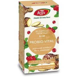 Probio Vital D128, 20 capsule, Fares - Img 1