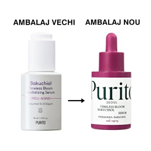 Serum revitalizant Bakuchiol Timeless Bloom, 30ml, Purito - Img 2