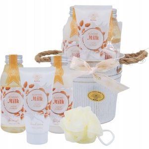 Set cosmetice cu lapte de migdale 4 produse, Aurora - Img 2