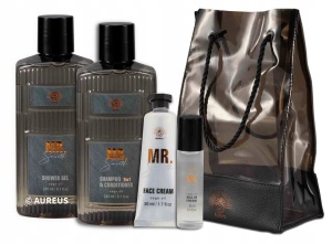 Set cosmetice pentru bărbați, 4 produse, cu ulei de salvie, Aurora - Img 2