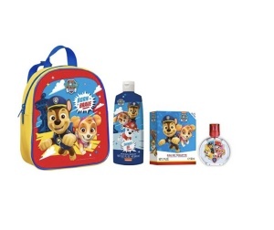 Set Paw Patrol, apa de toaleta 50ml, gel de dus 300ml si Rucsac Multicolor