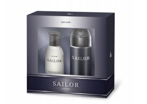 Set pentru barbati Sailor apa de toaleta 100 ml + deodorant spray 150 ml, Jean Marc