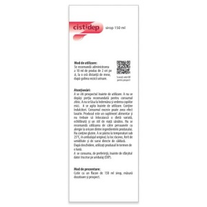 Sirop pentru copii Cistidep, 150 ml, Dr. Phyto - Img 3