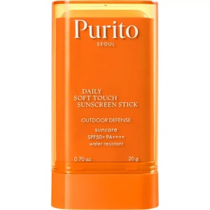 Stick pentru față cu protecție solară SPF 50+ Daily Soft Touch Sunscreen, 20 g, Purito