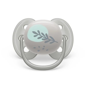 Suzete Ultra Soft SCF091/15 pentru 6-18 luni Bleu/Gri, 2 bucati, Philips Avent - Img 3