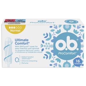 Tampoane OB Pro Comfort Normal, 16 bucati, O.B.