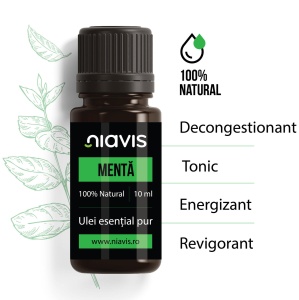 Ulei Esential de menta, 10 ml, Niavis