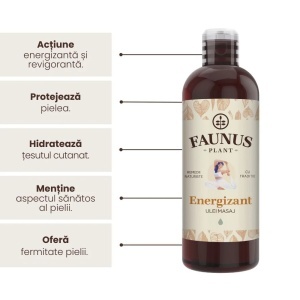 Ulei pentru masaj energizant, 100 ml, Faunus Plant - Img 5