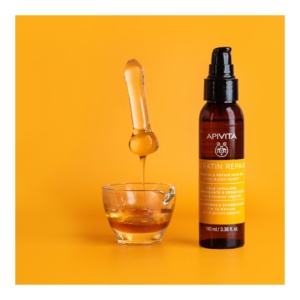 Ulei reparator cu keratina pentru par, 100 ml, Apivita - Img 2
