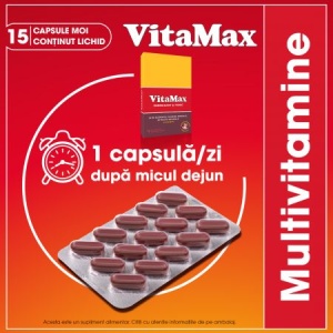 Vitamax, 15 capsule moi, Perrigo - Img 3