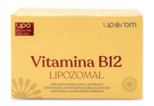 Vitamina B12 Lipozomala, 30 plicuri, Liporom - Img 2