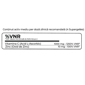 Vitamina C & Zinc pentru adulti, 120 jeleuri, Vita Ora - Img 4