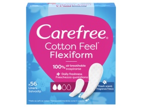 Absorbante zilnice Panty Liners Flexiform 56 bucati, Carefree