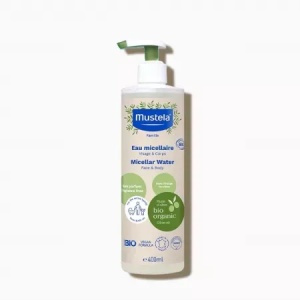 Apa micelara bio pentru curatare fata si corp, 400ml, Mustela