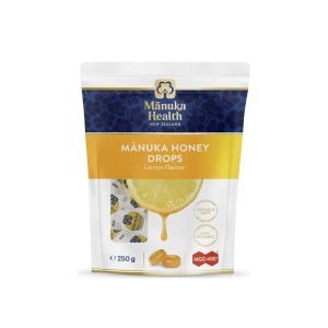 Bomboane cu Miere de Manuka MGO™ 400+ și Lămâie, 250 g, Manuka Health