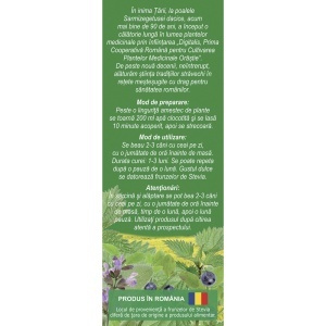 Ceai Glicostat M96, 50 g, Fares - Img 2
