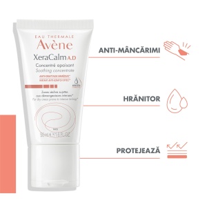 Crema concentrata relipidanta pentru pielea uscata XeraCalm AD, 50ml, Avene - Img 3