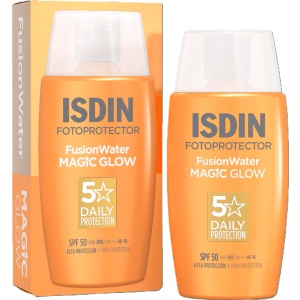 Crema de protectie solara pentru fata Fusion Water Magic Glow SPF 50, 50 ml, ISDIN