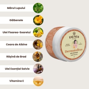Dermatofitus Unguent pentru piele uscată, 50 ml, Faunus Plant - Img 2