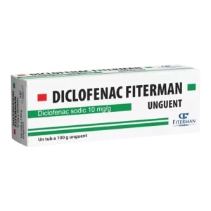 Diclofenac unguent 10 mg/g, 100g, Fiterman
