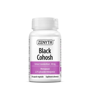 Extract standardizat de Black Cohosh, 30 capsule vegetale, Zenyth