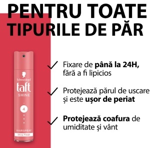 Fixativ Shine Ultra Strong (4), 250 ml, Taft - Img 4
