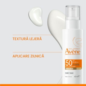 Fluid anti-age cu protectie solara SPF 50, 40 ml, Avene - Img 4