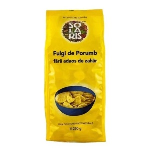 Fulgi de porumb fara zahar, 250 g, Solaris