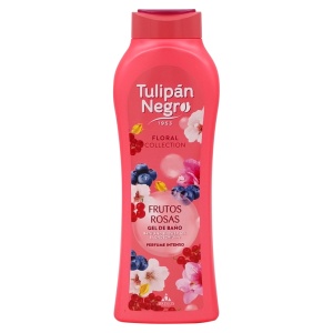 Gel de dus Floral Frutos Rosas, 650 ml, Tulipan Negro
