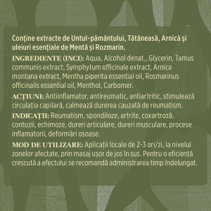 Gel Reumaticus, 250ml, Faunus Plant - Img 4