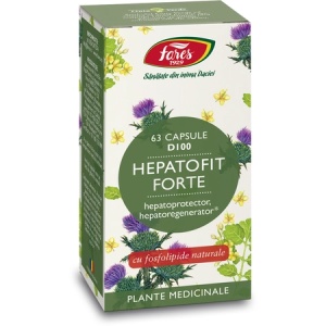 Hepatofit Forte D100, 63 capsule, Fares - Img 1