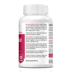 Hyaluronic Acid cu Collagen Complex, 60 capsule, Zenyth - Img 2