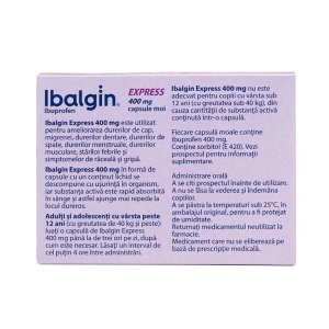 Ibalgin Express 400mg, 10 capsule, Sanofi - Img 2