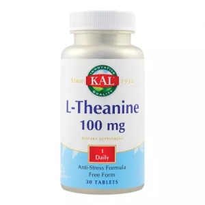L-Theanine 100mg Kal, 30 tablete, Secom