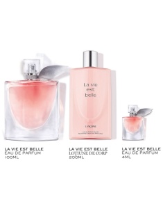 La Vie Est Belle Set Cadou Apa de parfum 100 ml + loiune de Corp 200 ml + Miniapă de Parfum 4 ml, Lancome - Img 3
