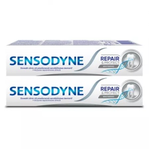 Pachet Pasta de dinti Repair & Protect Whitening, 75 ml + 75 ml, Sensodyne