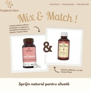 Pachet Siluetus 200 ml + Pro Silueth 90 capsule, Faunus Plant