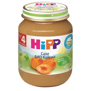 Piure de caise Bio, 125g, Hipp