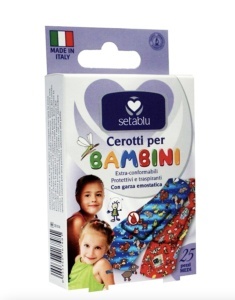 Plasturi pentru copii, marime medium, 25 bucati, Setablu