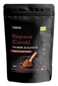 Roscove (Carob) Pulbere Ecologică, 250 g, Niavis
