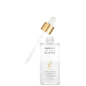Ser bifazic iluminator Rice Pure Cream in Ampoule 2 in 1, 50 ml, Thank You Farmer - Img 2
