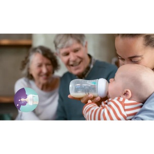 Set biberoane anti-colici pentru +0 luni SCY670/02 Natural Response, 2x125ml, Philips Avent - Img 6