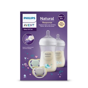 Set biberoane Natural Response SCD837/11, 2x260ml + 2x Suzete, Philips Avent - Img 3