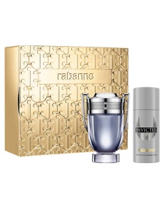 Set Invictus: Apa de toaleta 100 ml + deodorant spray 150 ml, Paco Rabanne