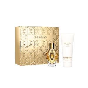 Set Lady Million Gold Apa de parfum 50 ml + lotiune de corp 100 ml, Paco Rabanne