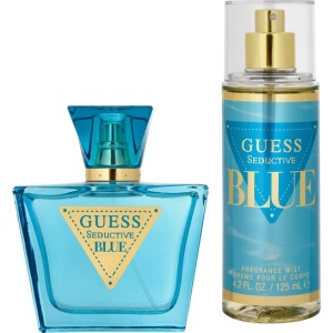 Set Seductive Blue: Apa de Toaleta 75 ml + Spray de Corp 125 ml, Guess - Img 2