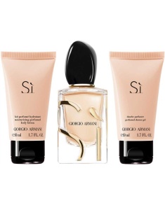 Set Si Apa de parfum 50 ml + lotiune de corp 50 ml + gel de dus 50 ml, Armani - Img 3