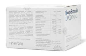 Sleep Formula Lipozomala, 30 plicuri, Liporom - Img 2