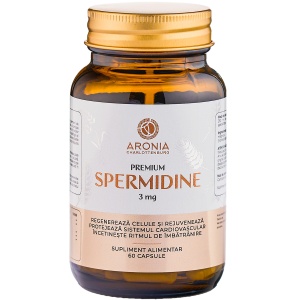 Spermidin Premium 3 mg din germeni de grâu, 60 capsule vegetale, Aronia Charlottenburg