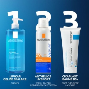 Spray invizibil de corp cu protectie solara SPF 50+ Anthelios UVSport, 200 ml, La Roche-Posay - Img 5